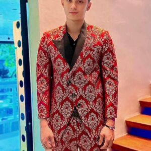 Red Phoenix elegant and stylish ready to slay in gala and masquerades