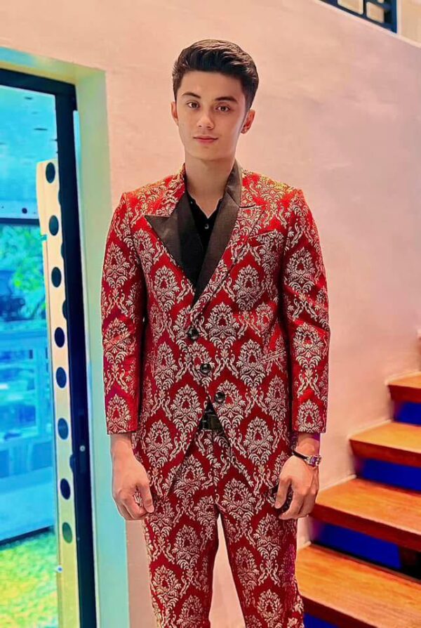 Red Phoenix elegant and stylish ready to slay in gala and masquerades